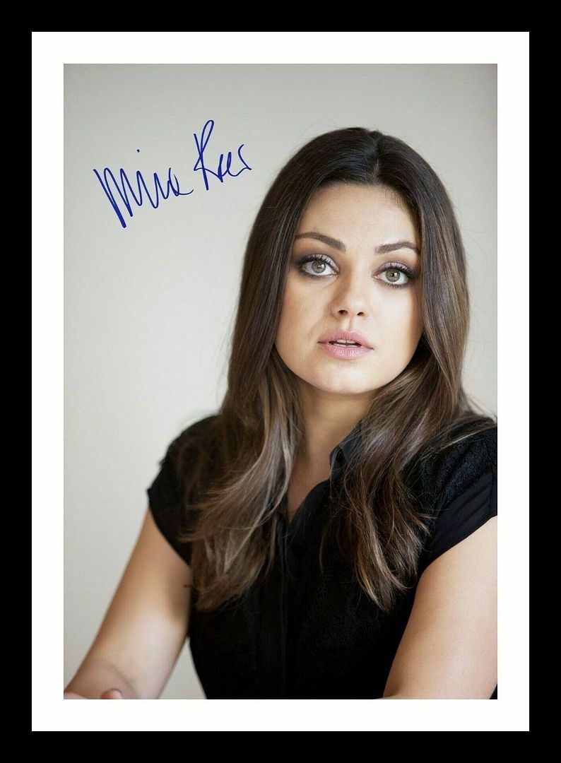 Mila Kunis Autograph Signed & Framed Photo Poster painting 6