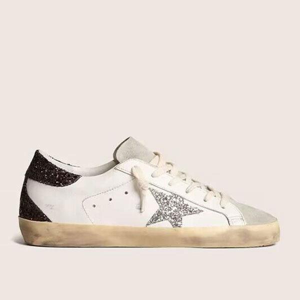 Gentleman's Skate Sneakers Low Top Round Toe Stars Print Causal Shoes-vocosishoes