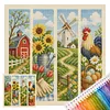 Landscape DIY 11CT Printed Full Stitch Cross Stitch Kit 45x45cm