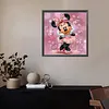 Diamond Painting -DIY Round Drill Pink Sparkle Ballerina Minnie