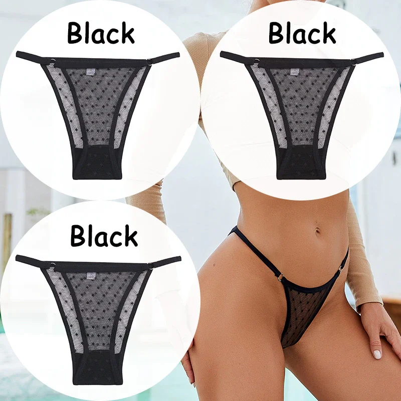 Billionm Panties Lace G-string Thong Women's Underwear Mesh Transparent Lingerie Low-Waist Female Briefs Soft Women's Underpants