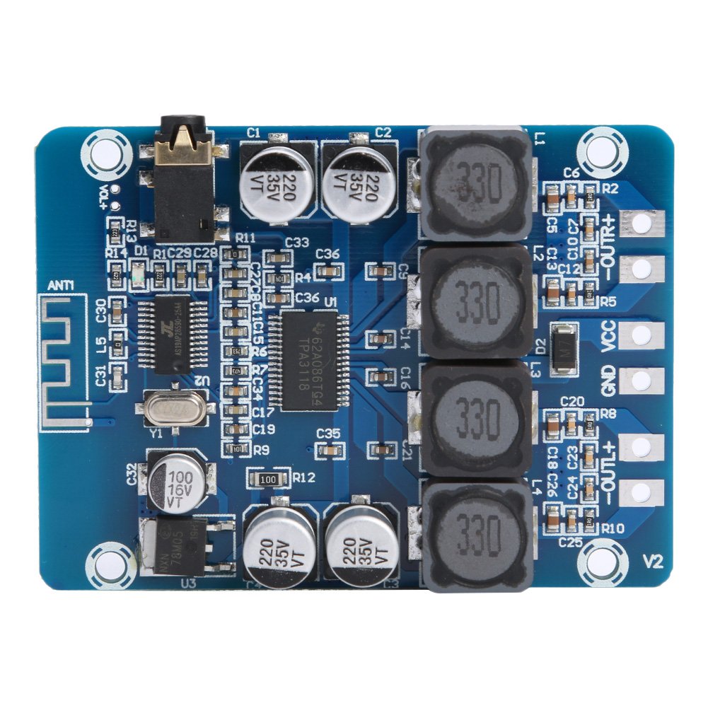 

XH-M314 Bluetooth Digital Amplifier Board 2x45W TPA3118 AUX Audio Module, 501 Original