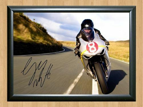 Guy Martin Motorcycle Racer Signed Autographed Photo Poster painting Poster Print Memorabilia A4 Size