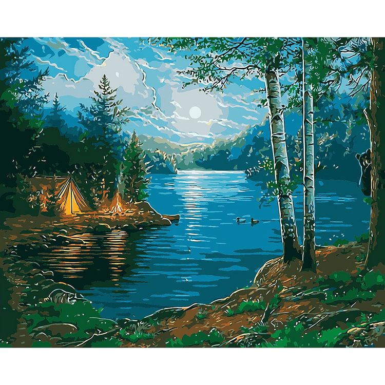 Paint By Number - Woods River