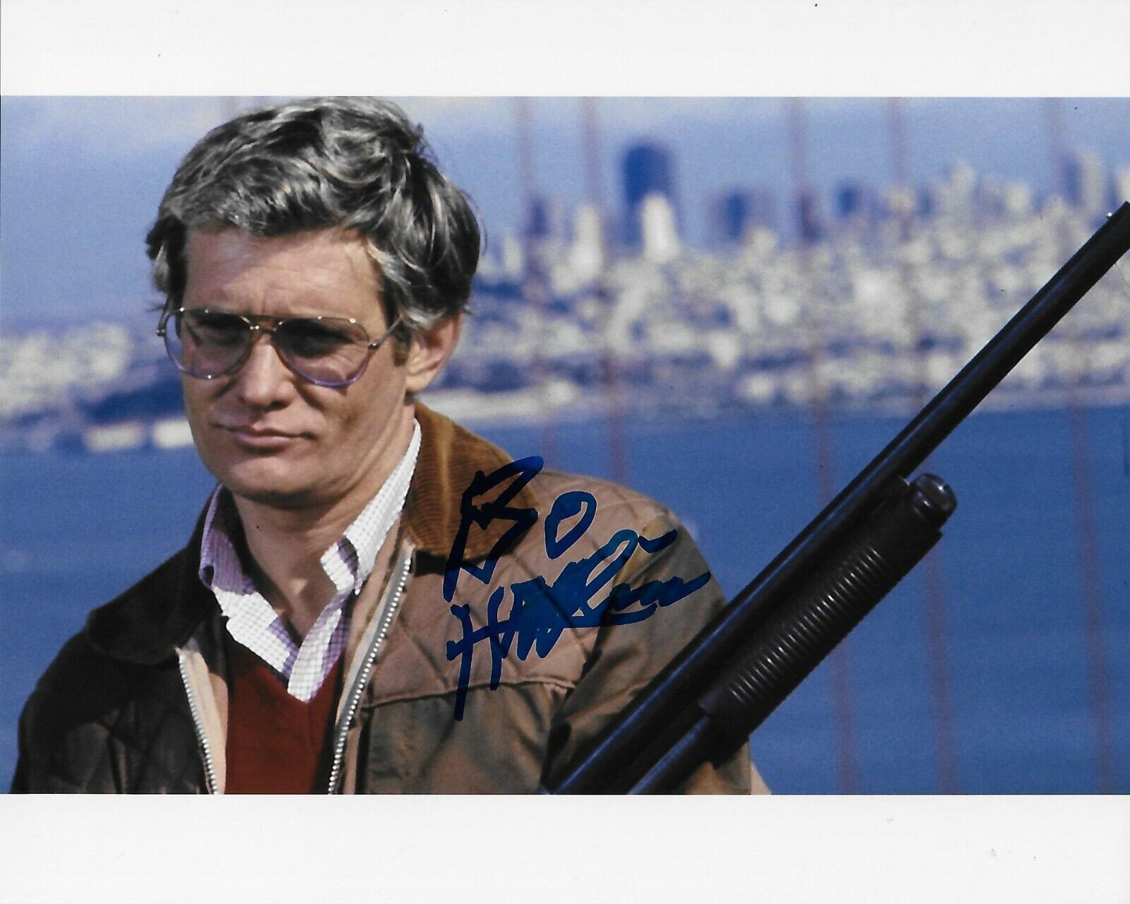 Bo Hopkins The Killer Elite original Autographed 8X10 Photo Poster painting #2