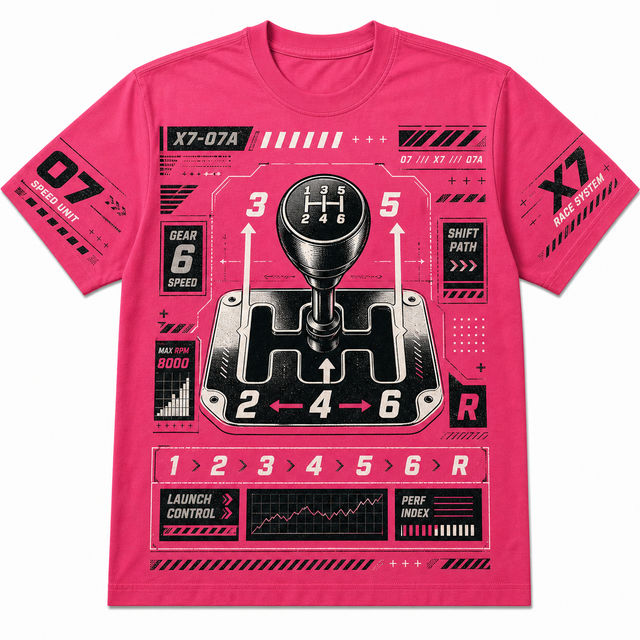 Motorsport Gearbox Cotton T-Shirt