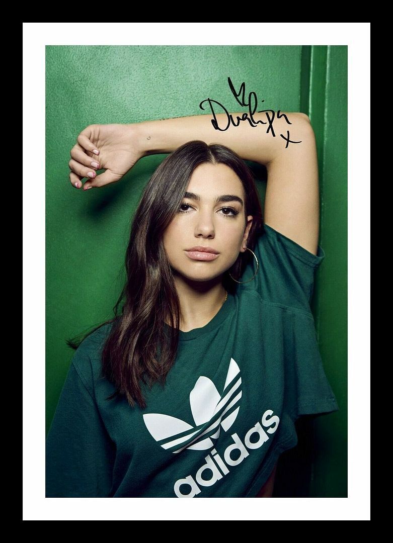 Dua Lipa Autograph Signed & Framed Photo Poster painting 7