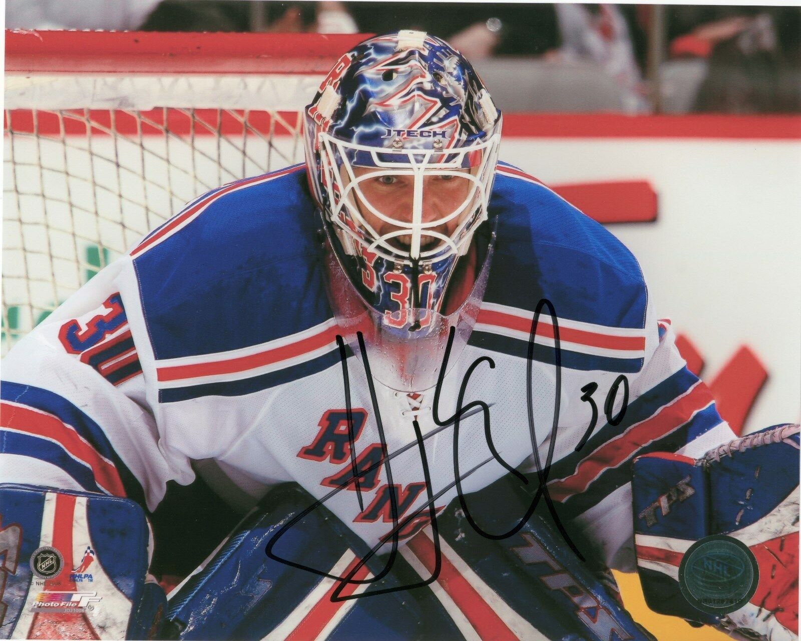 HENRIK LUNDQVIST - RANGERS Autographed Signed 8x10 Reprint Photo Poster painting !!