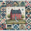 【Limited Stock Sale】Colorful House-11CT Stamped Cross Stitch 50*50cm
