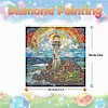 DIY Stained Glass Lighthouse Diamond Painting Sticker