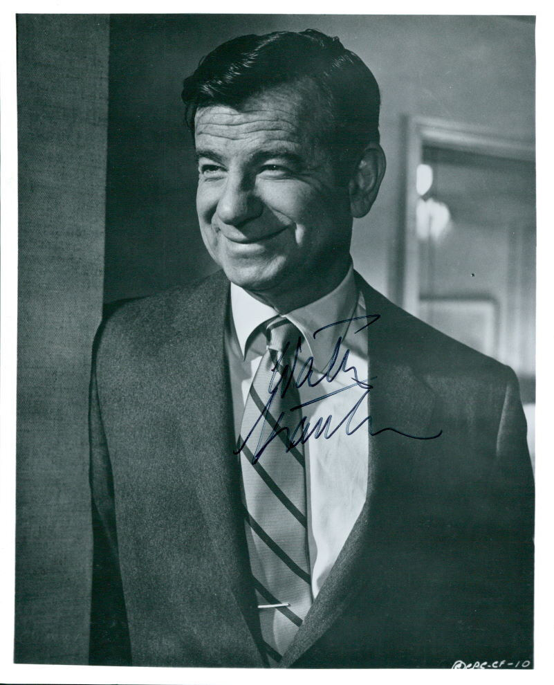 Walter Matthau (Vintage) signed Photo Poster painting COA