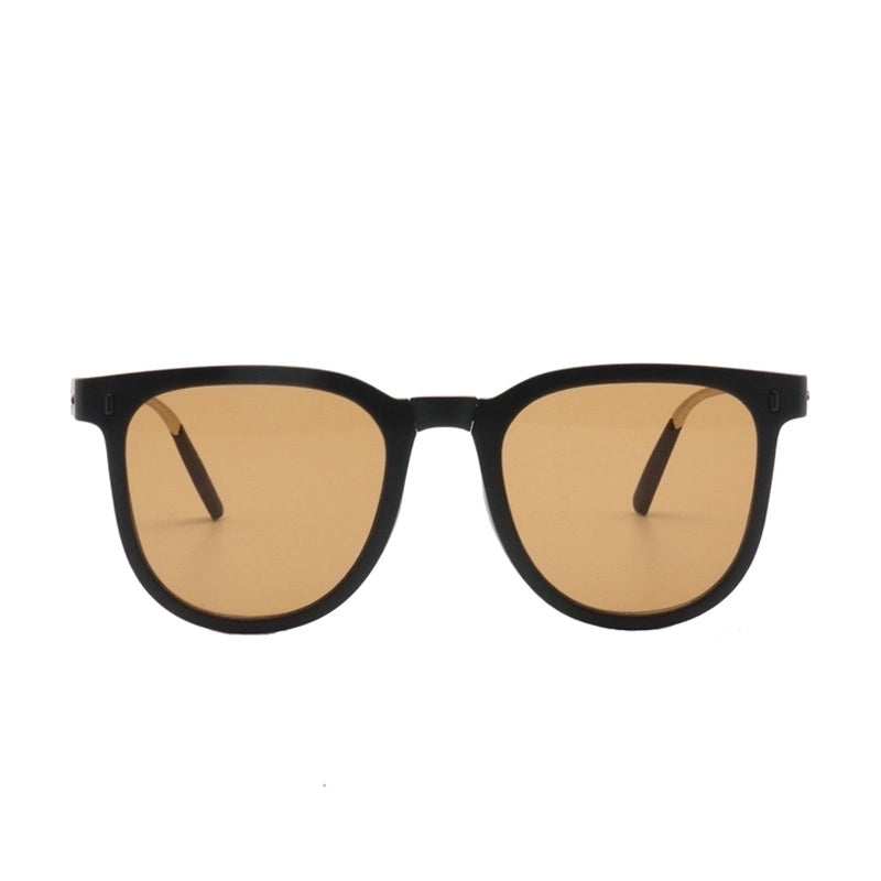 Elegant Basic Minimalist Pc Oval Frame Full Frame Men’s Sunglasses