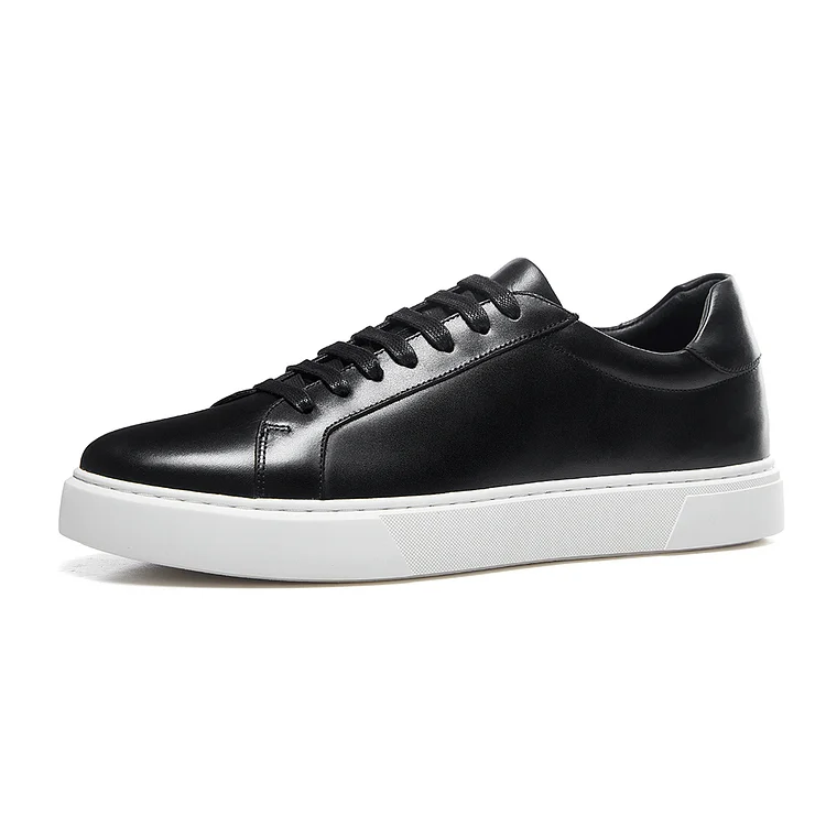 Gifennse Mens Lace-Up Business Casual Platform Sneakers Gifennse gifennse