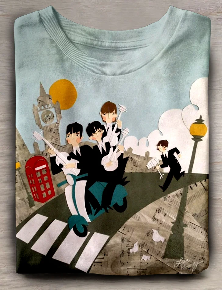 Teecade Teecade The Fab Four T-shirt