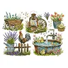 Garden Small Objects-14CT Stamped Cross Stitch 62*47cm/24.41*18.5in(Big Size) tapestrymarket