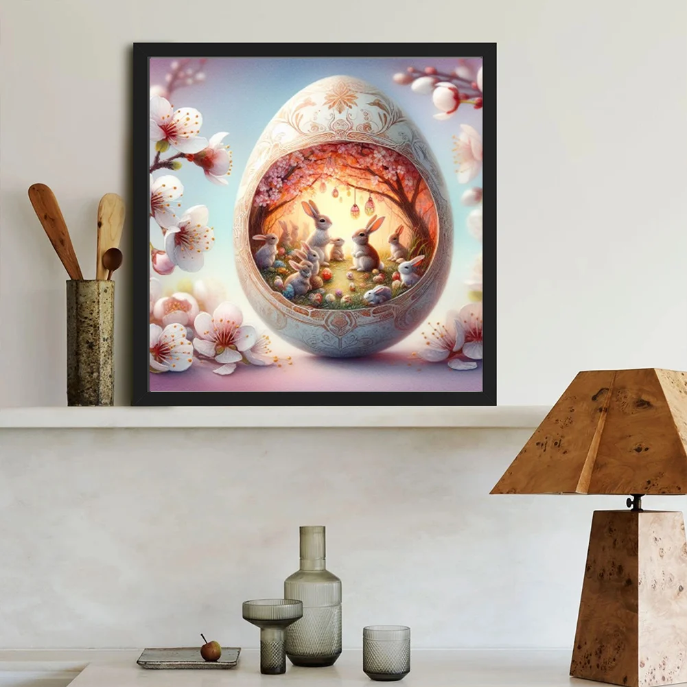 Diamond Painting - Full Round Drill - Rabbit(Canvas|40*40cm)