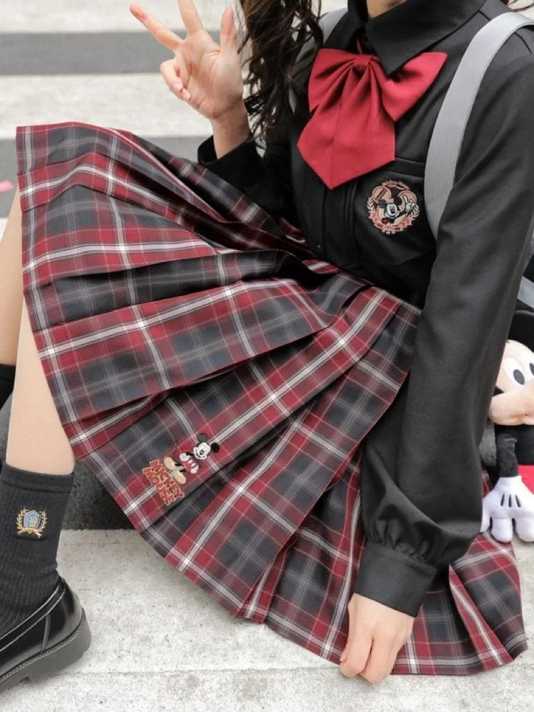 Cute Kawaii Mickey Mouse Jk Uniform Skirts SS1363