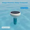 7-in-1 Digital Pool Water Tester WiFi PH and Salinity Temperature EC ORP Floating Chlorine Tester for Swimming Pools Hot Tub Jacuzzi Spa (No Calibration Fluid)
