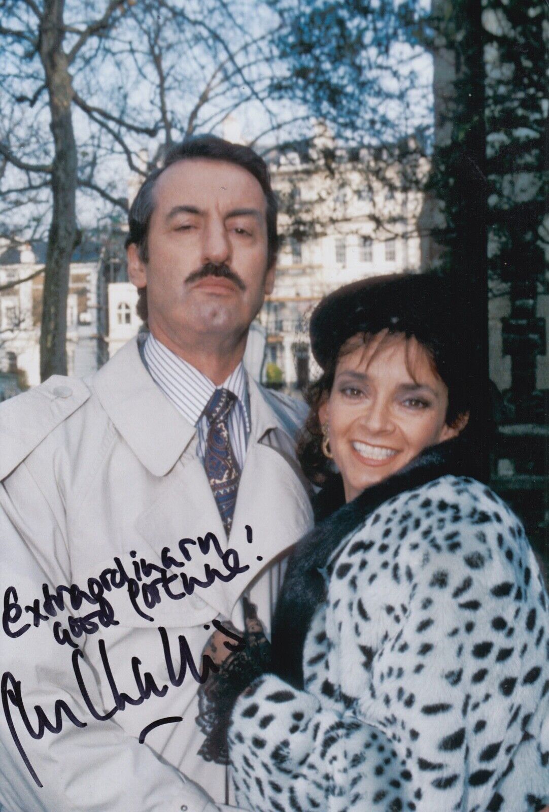 JOHN CHALLIS HAND SIGNED 12X8 Photo Poster painting TV AUTOGRAPH ONLY FOOLS AND HORSES 6