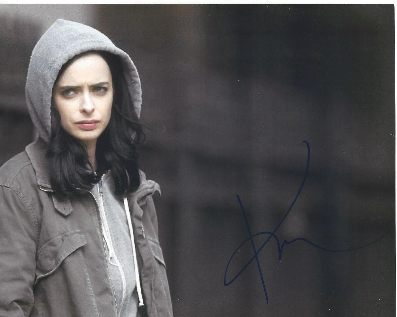 KRYSTEN RITTER SIGNED AUTHENTIC SEXY ACTRESS 8X10 Photo Poster painting w/COA JESSICA JONES