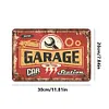 Garage de papa - Panneaux en &eacute;tain m&eacute;tallique(20*30cm/30*40cm) - Garage