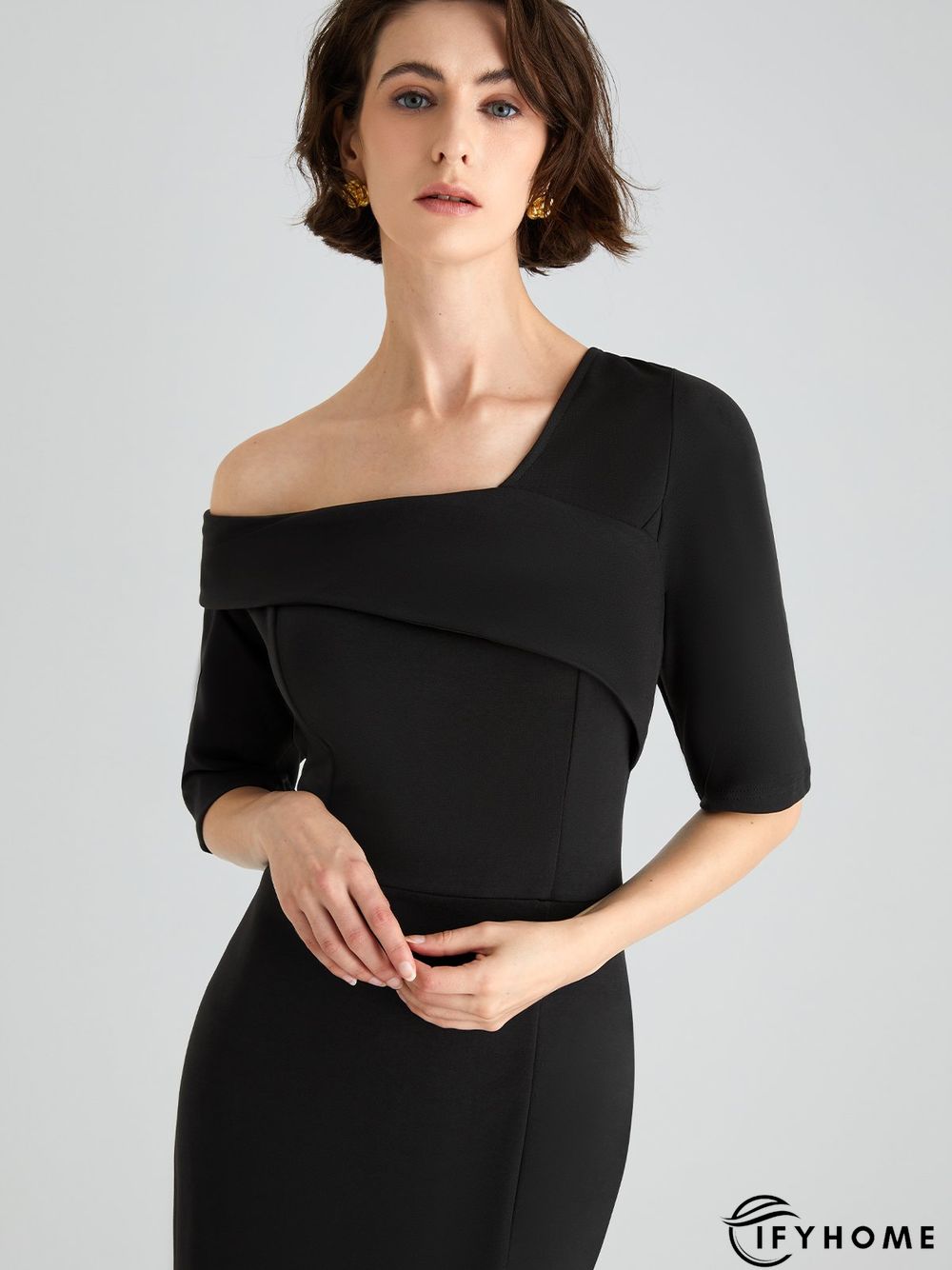 Regular Fit Elegant Evening Maxi Dress | IFYHOME