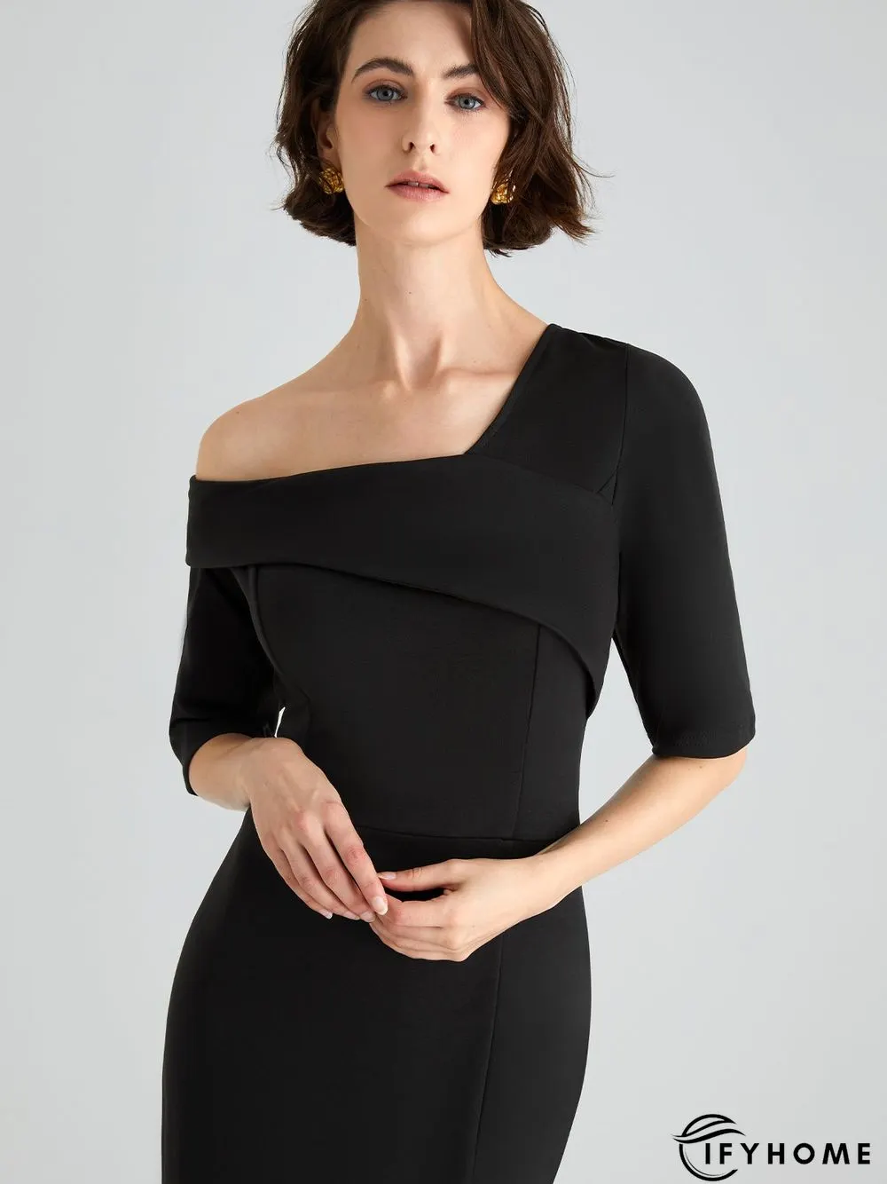 Regular Fit Elegant Evening Maxi Dress | IFYHOME