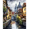 Water City-Paint by Numbers Acrylic Painting 40*50CM