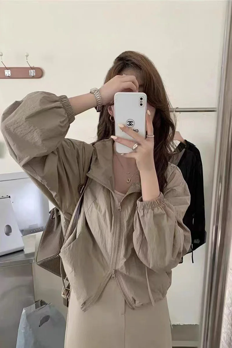Toloer Short Sun Protective Clothing Female Thin Money 2024 Summer New Small Casual Versatile Loose Thin Sun Protective Clothing Coat-Outfit Ideas