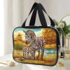 DIY Diamond Painting Portable Travel Makeup Bag Transparent PET Large Capacity Cosmetic Bag Kits