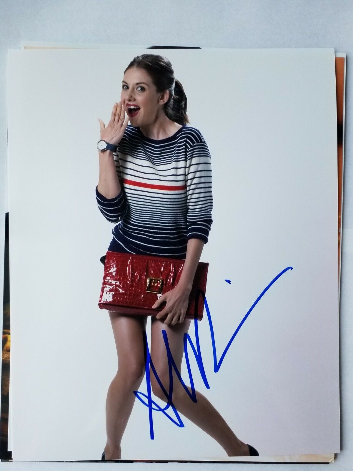 Autographed Alison Brie Authentic Signed 8 x 10 Photo Poster painting Cute