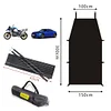 Motorcycle Sun Shade Side Shelter Rooftop Silver Painted Tent Compatible with Motorcycles | Waterproof & Windproof & Sunproof 