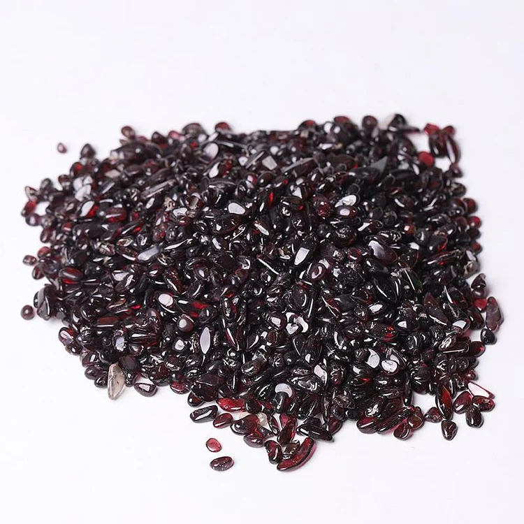 0.1kg High Quality 5-7mm Natural Garnet Chips