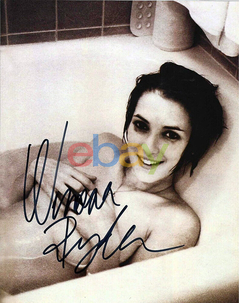 Winona Ryder Autographed 8x10 Signed Photo Poster painting reprint