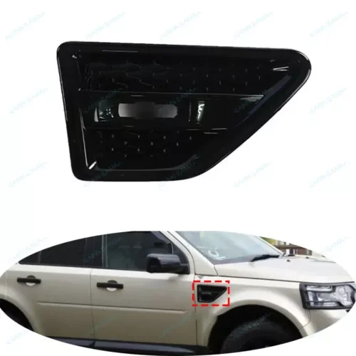 Dronehint Fender Leaf Plate Grille q For Land Rover LR2 Freelander L359 2006-2014,Black,RH (For: Land Rover) Parts