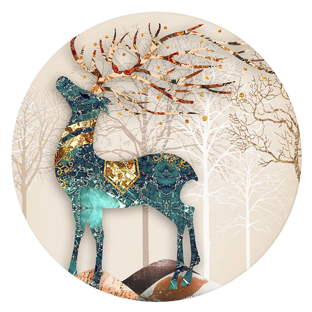 Deer - 11CT Stamped Cross Stitch(50*50cm)