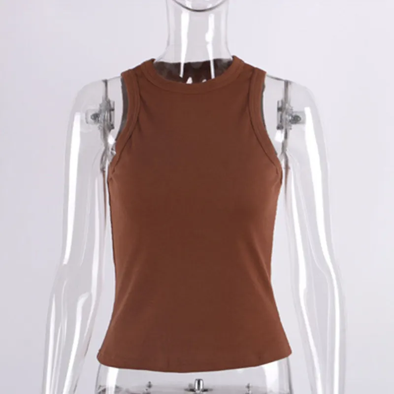 Churchf Churchf Summer New Slim Short Sexy Slim Vest