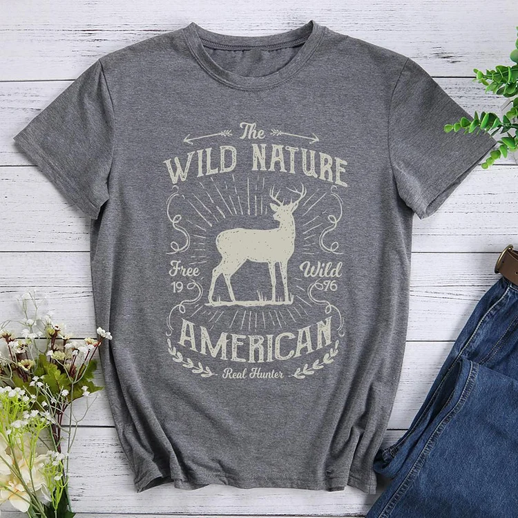 Wild nature,deer   T-Shirt-613888-Annaletters