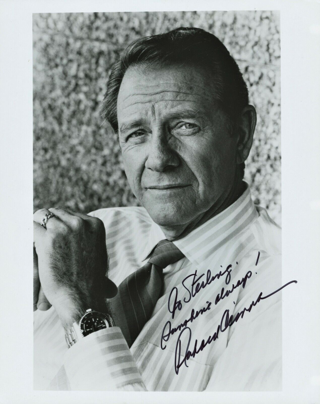 RICHARD CRENNA Signed Photo Poster painting