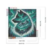 Aurora loup-perceuse ronde peinture diamant-40*40cm