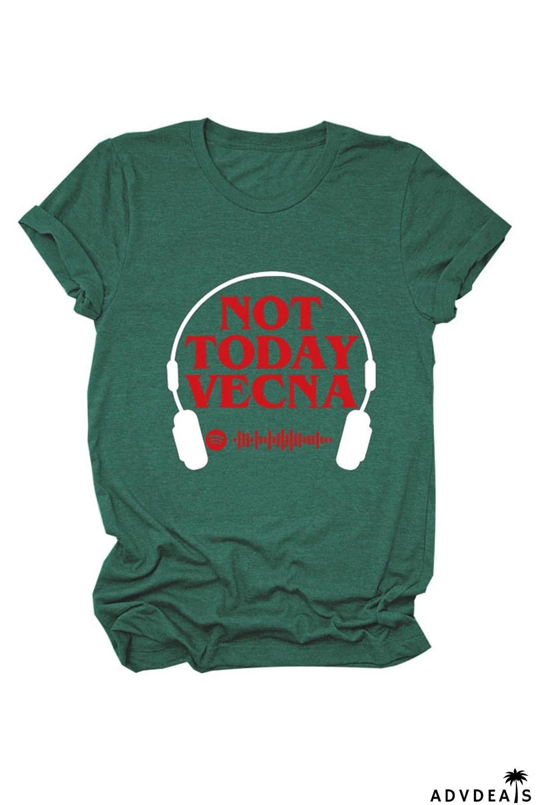 Not Today Vecna Printed T-shirt