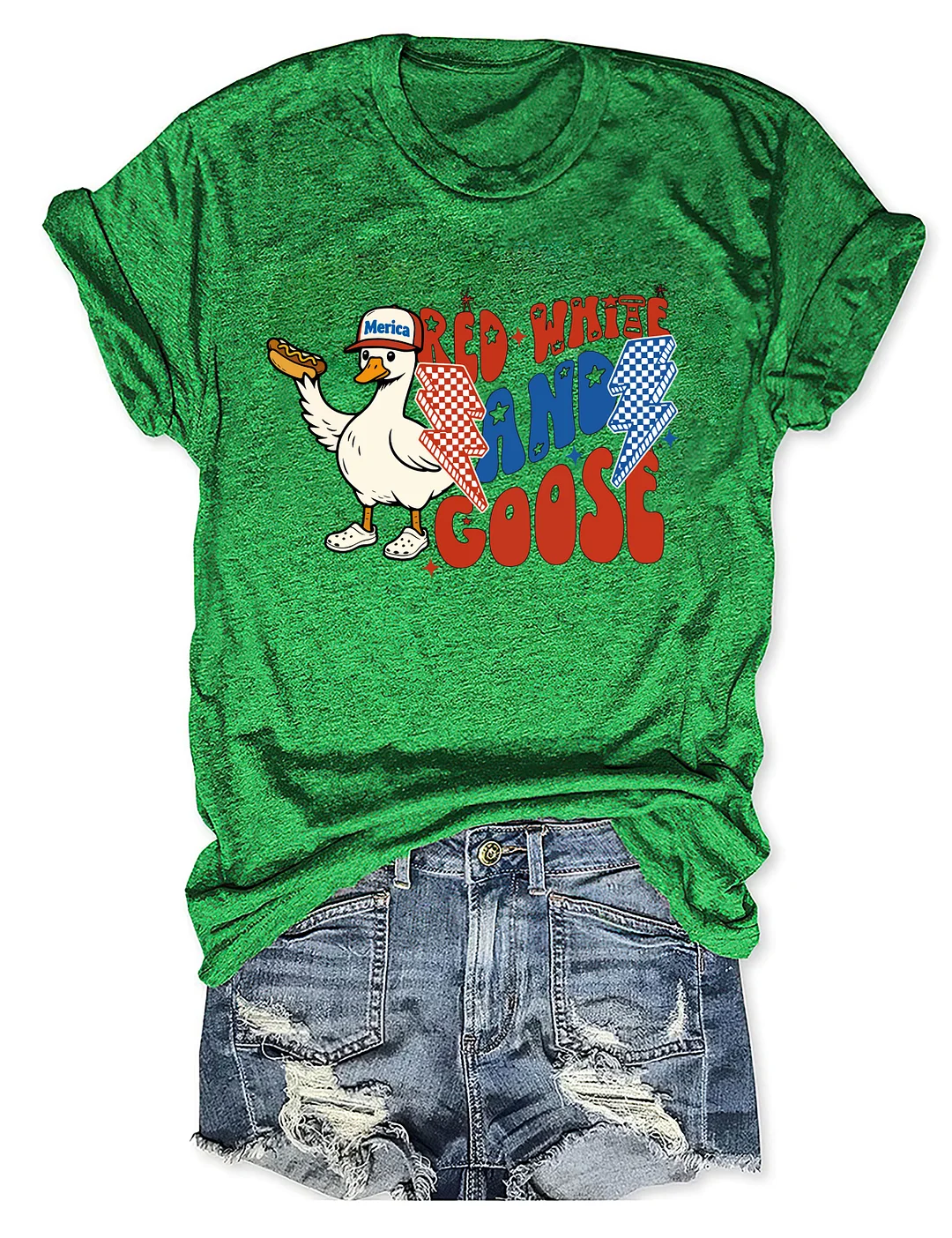 Red White And Goose T-shirt