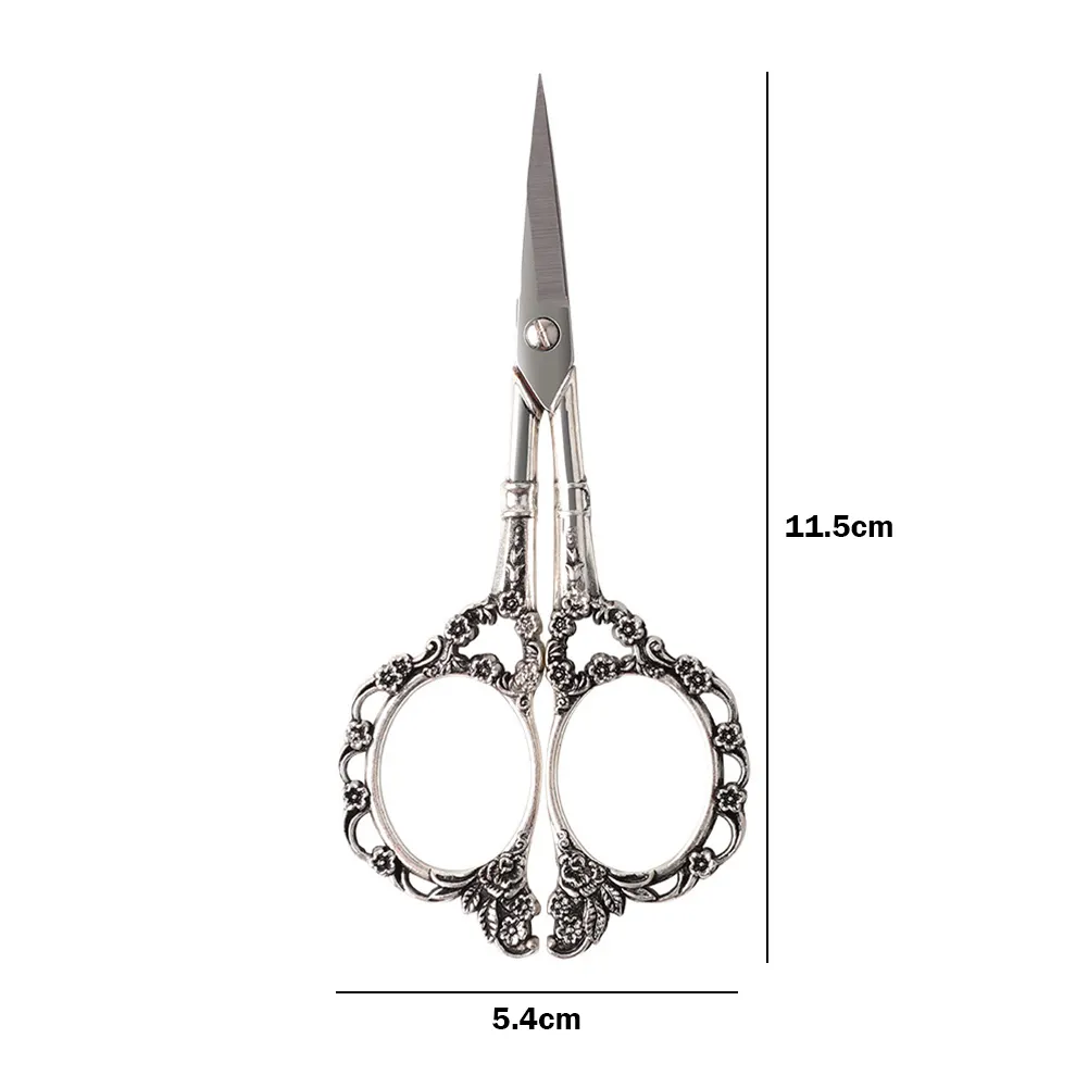 Vintage Stainless Steel Tailor Cross Stitch Scissors Sewing Fabric Cutter