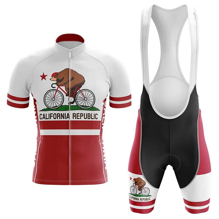 California Republic Men's Short Sleeve Cycling Kit