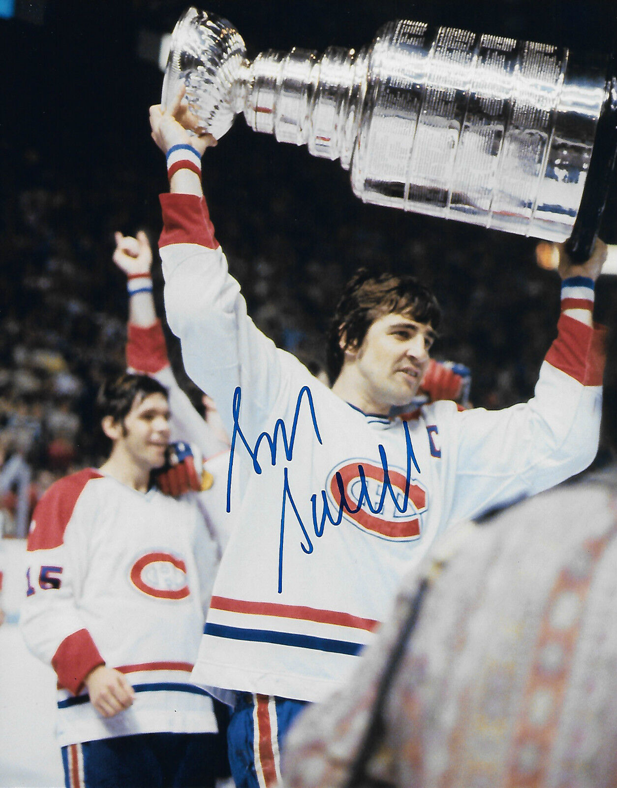 Montreal Canadiens Serge Savard Signed Autographed 8x10 NHL Photo Poster painting COA B