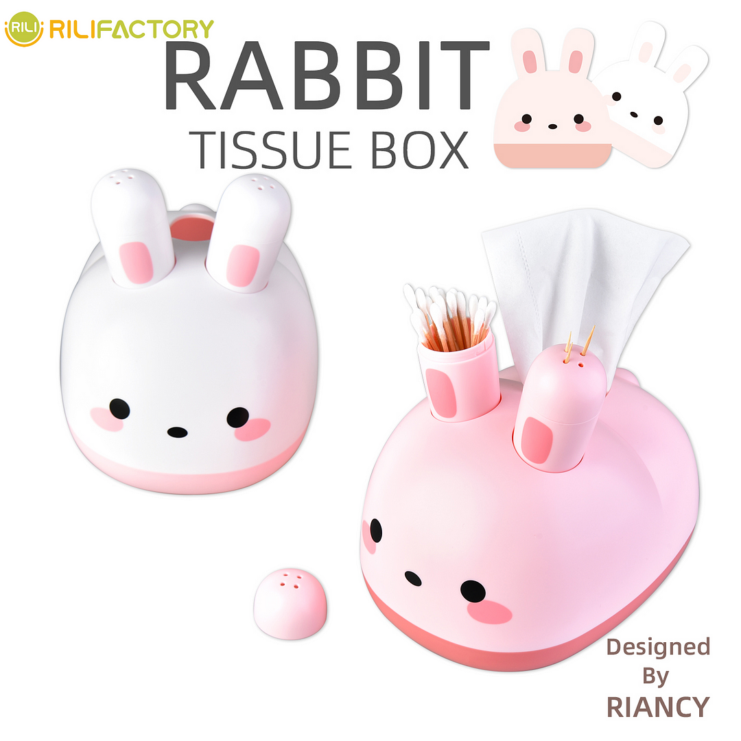 Cartoon Rabbit Tissue Box Rilifactory