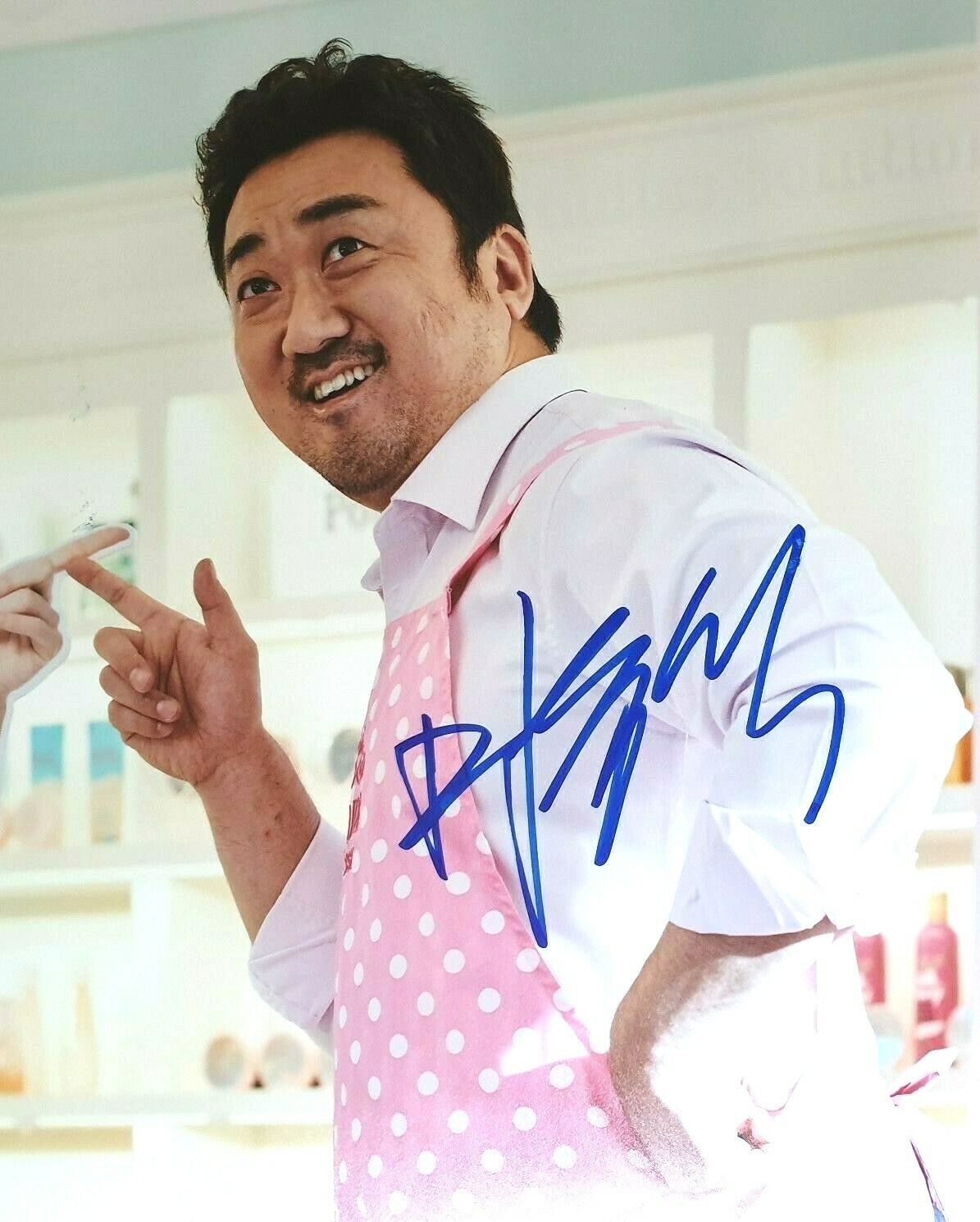 MA DONG-SEOK In-Person Signed Autographed Photo Poster painting RACC COA ??? Gangster Cop Devil