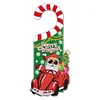 Christmas Snowman Diamond Painting Door Handle Hanging Sign Door Wooden Pendant Kit
