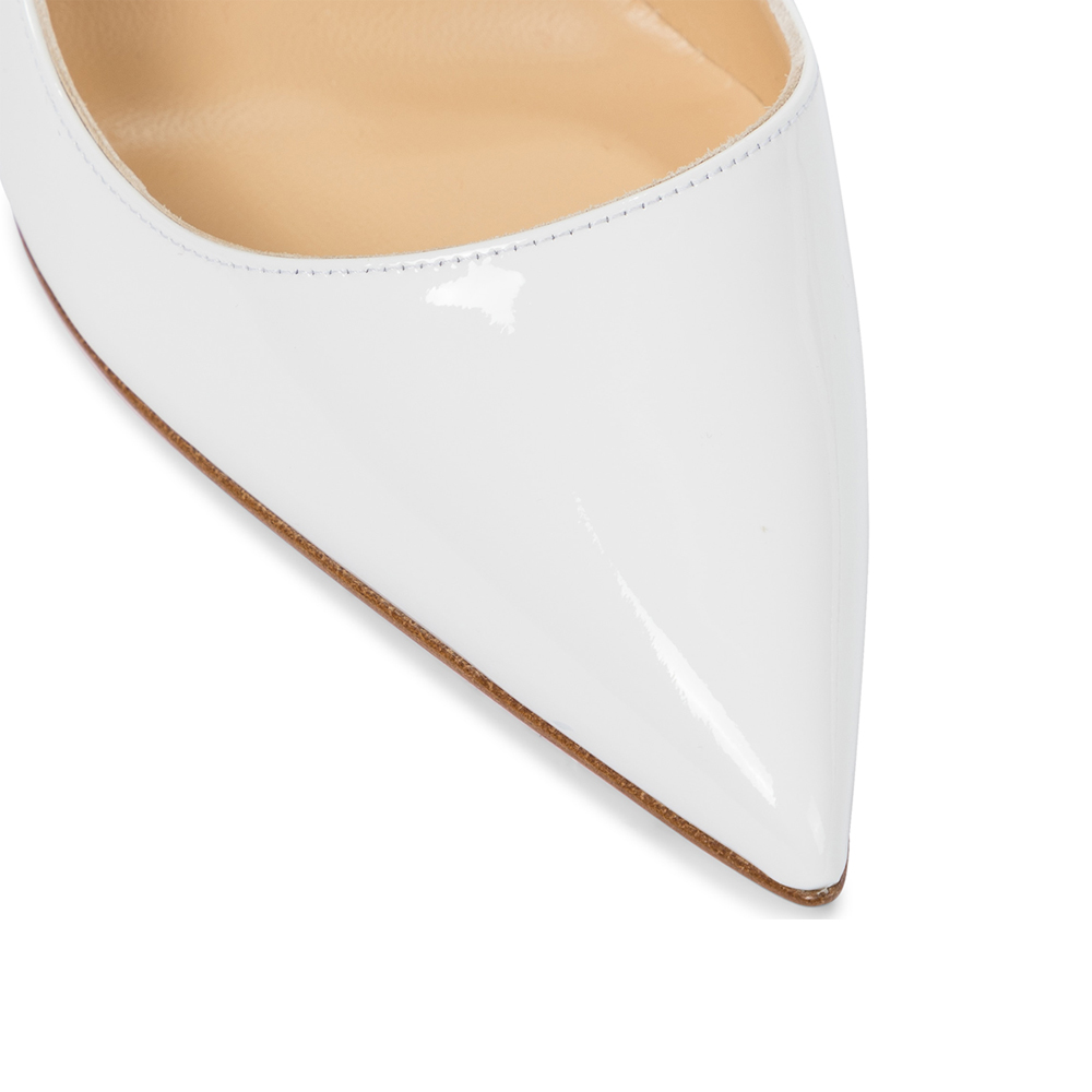 Classic 120mm/100mm Red Bottom Women's Party Wedding Heels  Patent Pumps-MERUMOTE