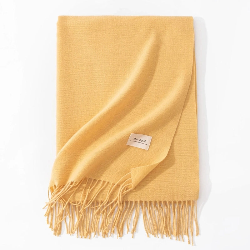 Scarf Winter Warm Windproof Shawl Women’s High-end Korean Style Women’s Cashmere Scarf
